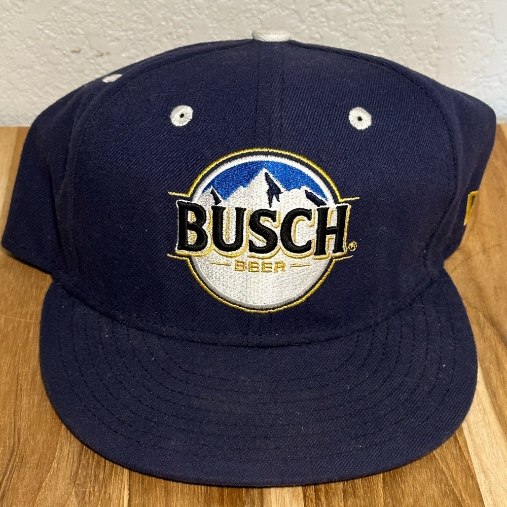 Men's Kevin Harvick New Era Navy Busch Light 9FIFTY Snapback Adjustable Hat